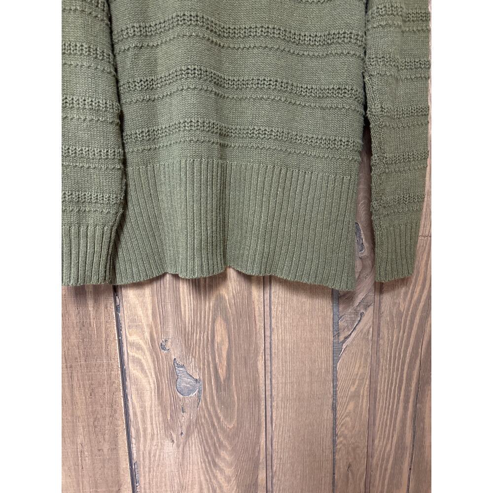 Cupcakes and Cashmere Chunky Knit Grungy Gorpcore High Lo Soft Comfy Sweater M - Picture 7 of 8